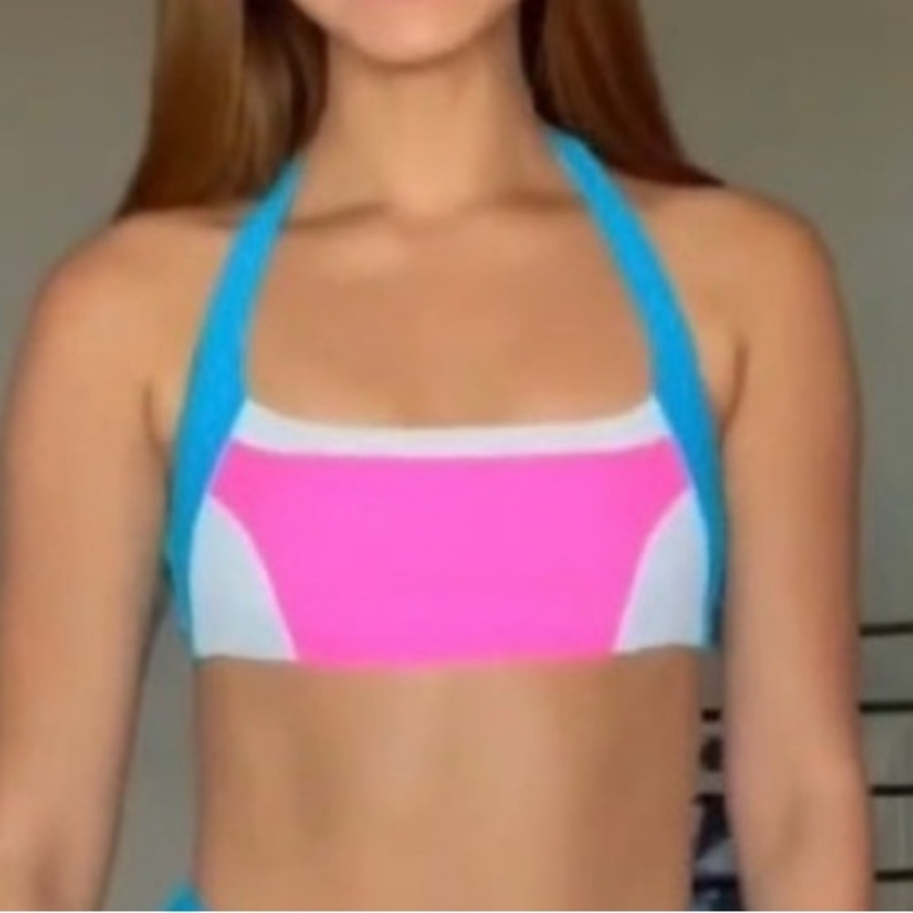 93 Play Street Molly Bikini in Bubblegum Lagoon NWOT - Picture 2 of 9